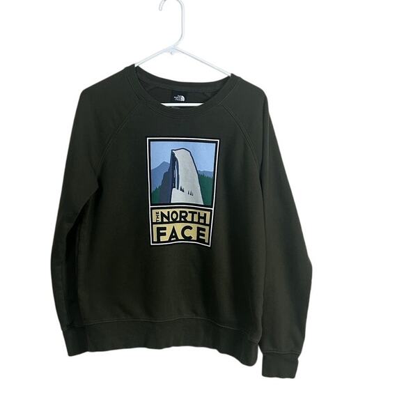 The North Face Bottle Source Crew Fleece Sweatshirt size L - Picture 2 of 7